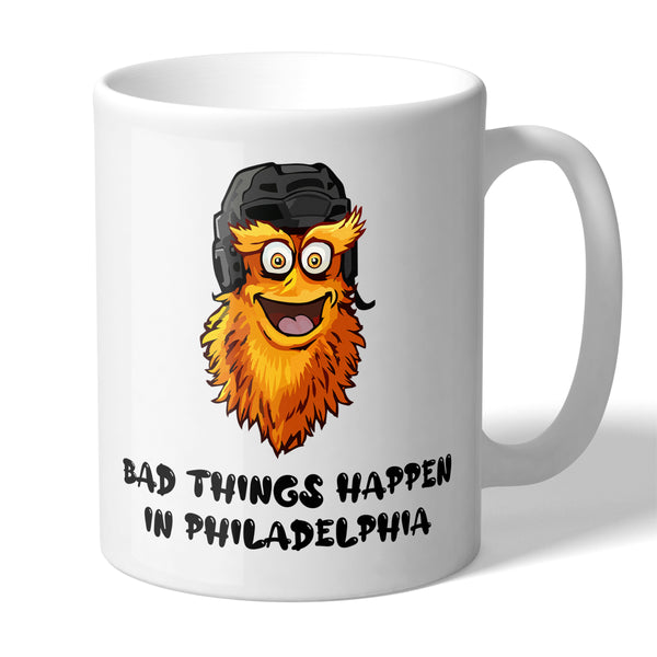 Gritty Bad Things Happen in Philadelphia Funny Quote Coffee Mug