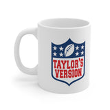 Taylor's Version NFL Football Novelty Coffee Mug
