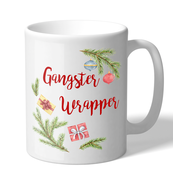 Gangster Wrapper Novelty 11 Ounce Holiday Coffee Mug
