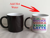 I'd Like A Tall Mocha Vodka Xanax Latte funny novelty Coffee Mug