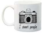 I Shoot People Funny Photography Coffee or Tea Mug